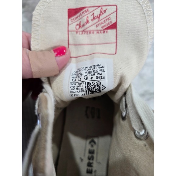 Converse Chuck 70 High Top Sneakers Vintage Cargo/Egret/Black 7.5 Men, 9.5 Women - Picture 8 of 10